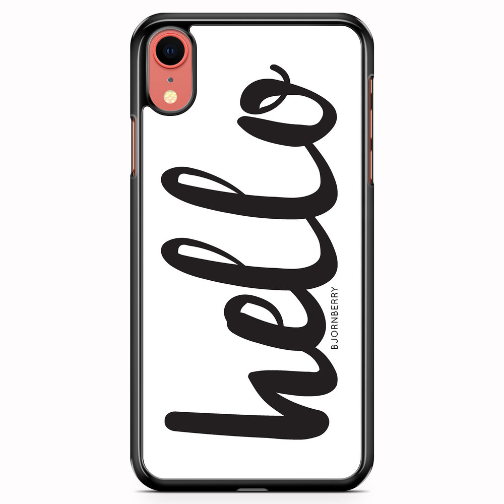 iPhone XR Case - Hello Black