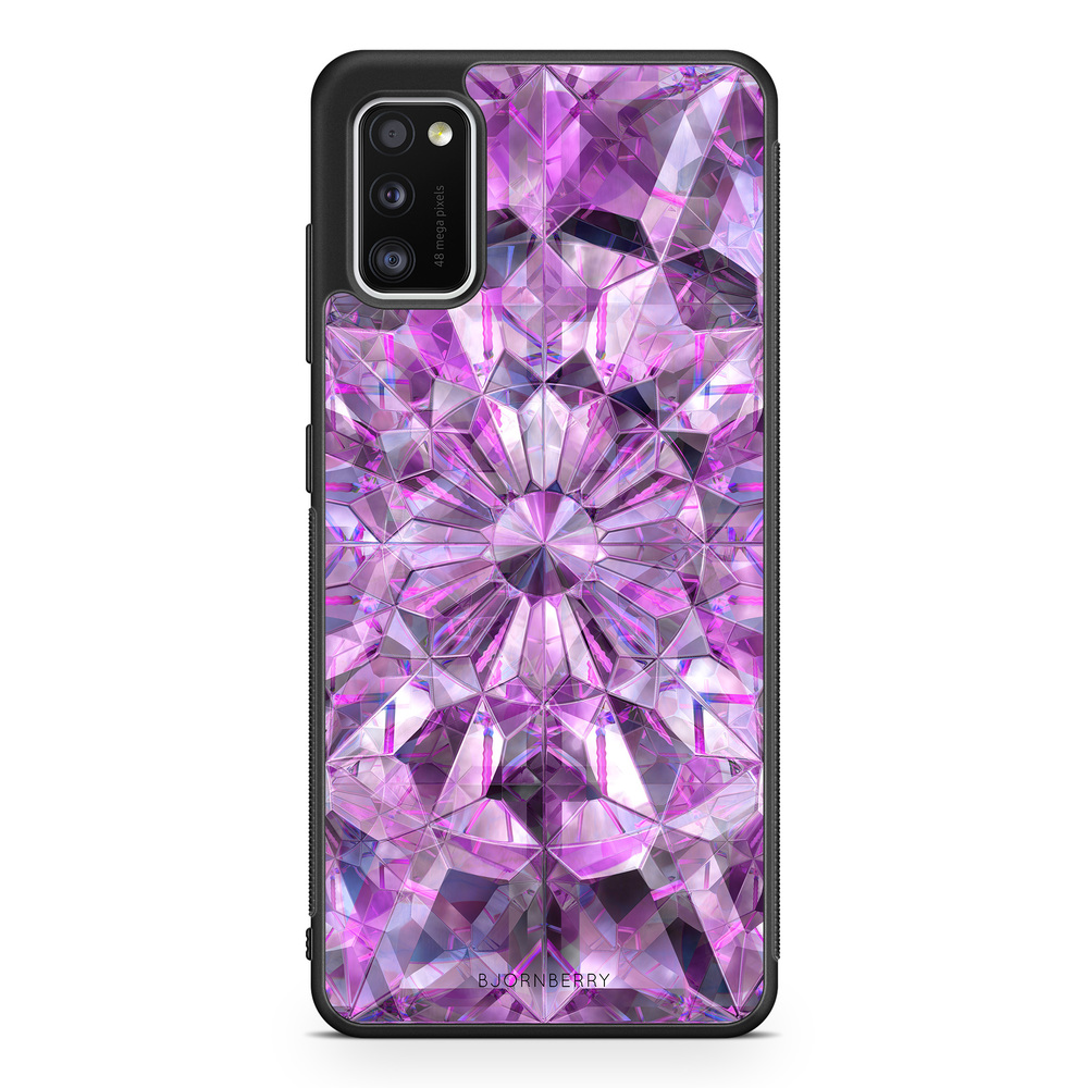 Samsung Galaxy A41 Case - Purple Crystals