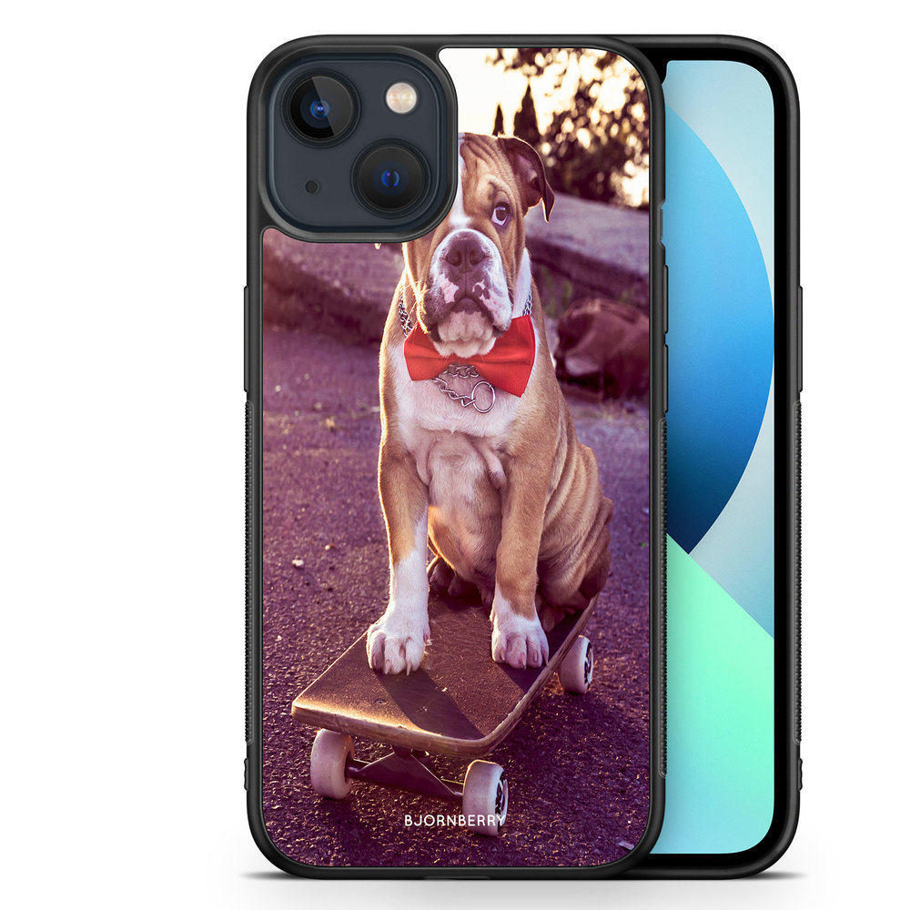 iPhone 13 Mini Case - Bulldog skateboard