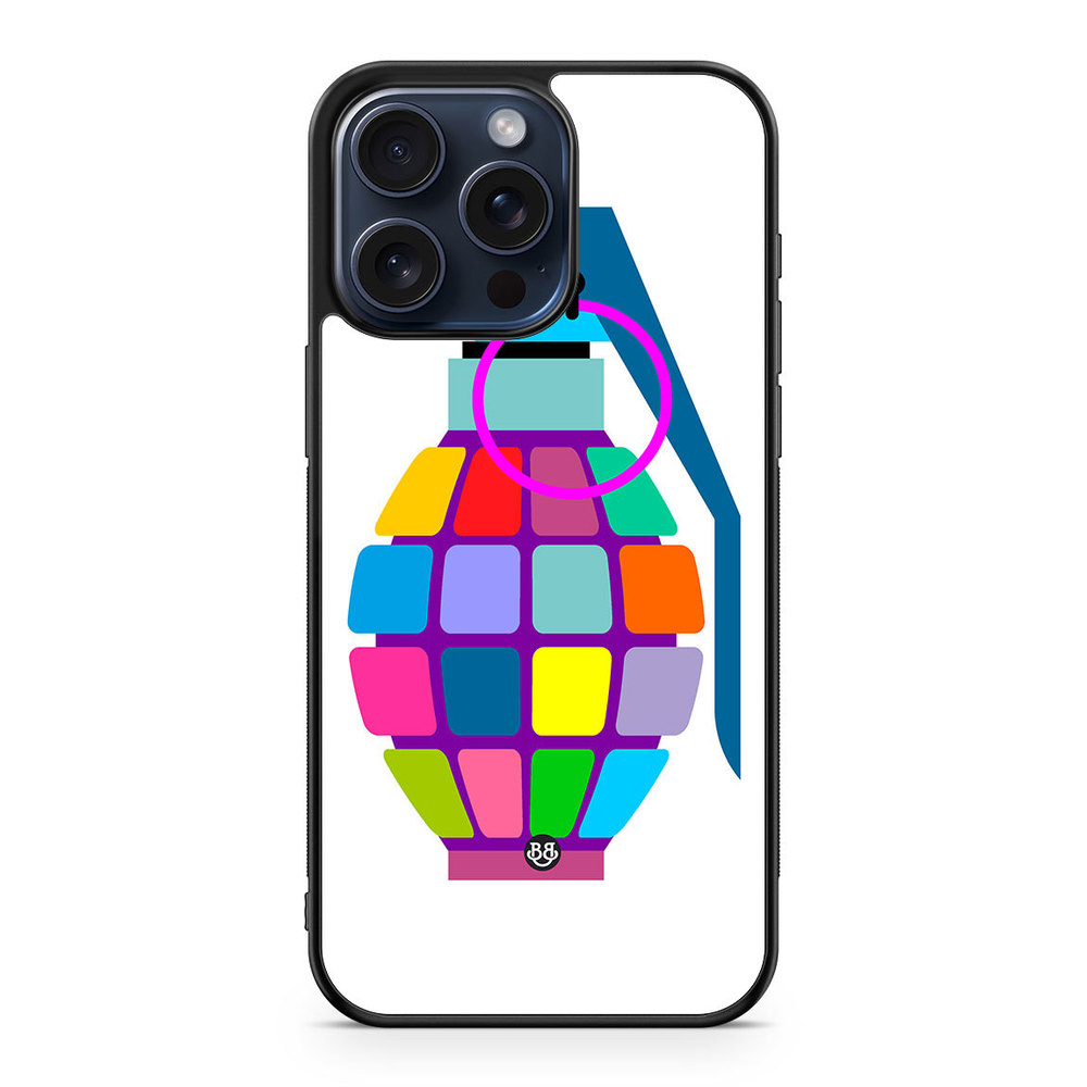 iPhone 15 Pro Max Case - Color hand grenade