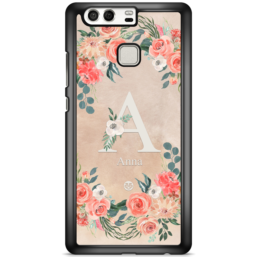 Huawei P9 Case Custom - Monogram Sand