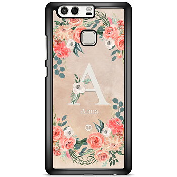 Huawei P9 Case Custom - Monogram Sand