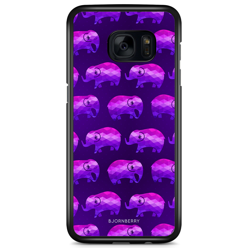 Samsung Galaxy S7 Case - Purple Elephant