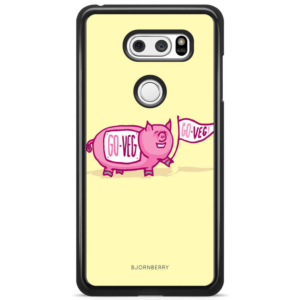 LG V30 Case - Pink Pig