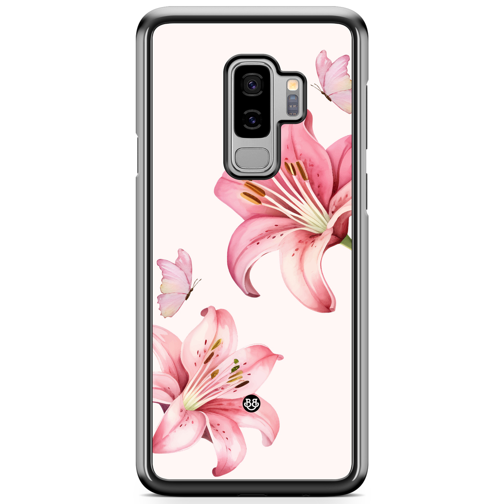 Samsung Galaxy S9 Plus Case - WILD BLOOM - Pink Lily