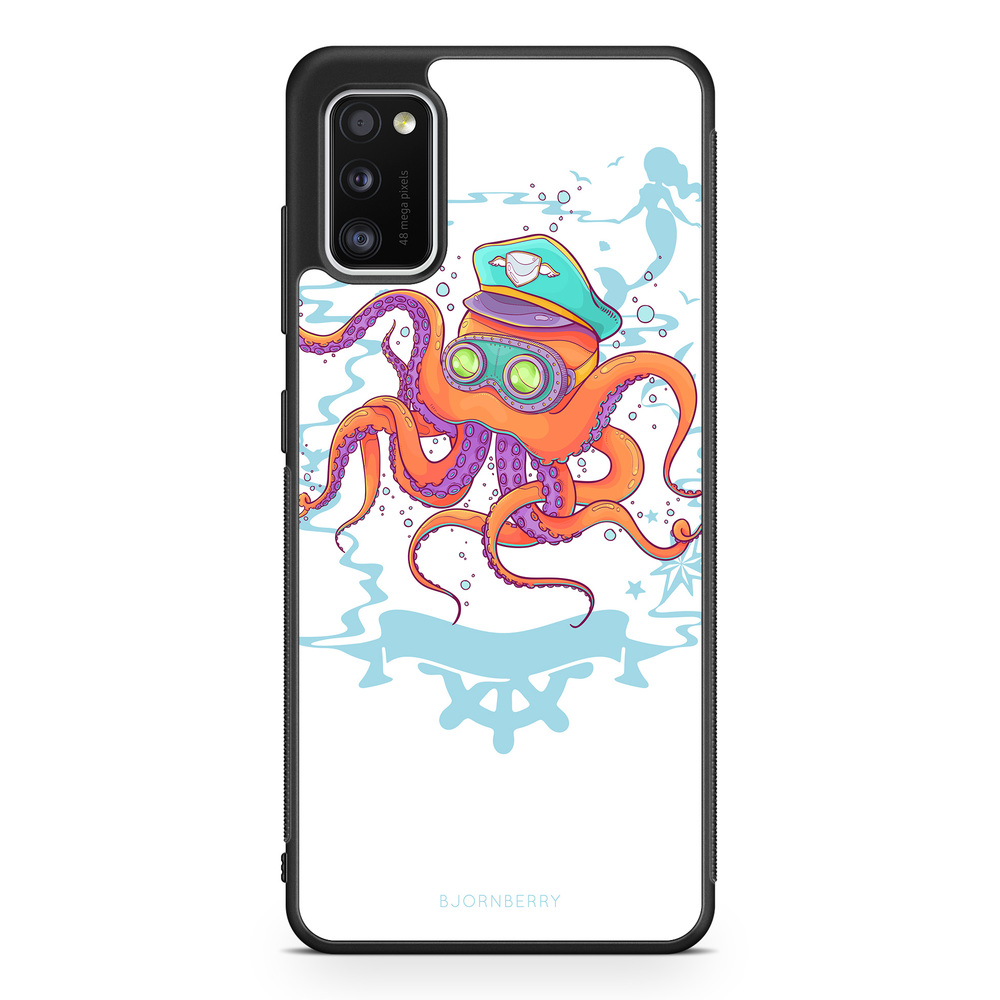 Samsung Galaxy A41 Case - Captain Octopus