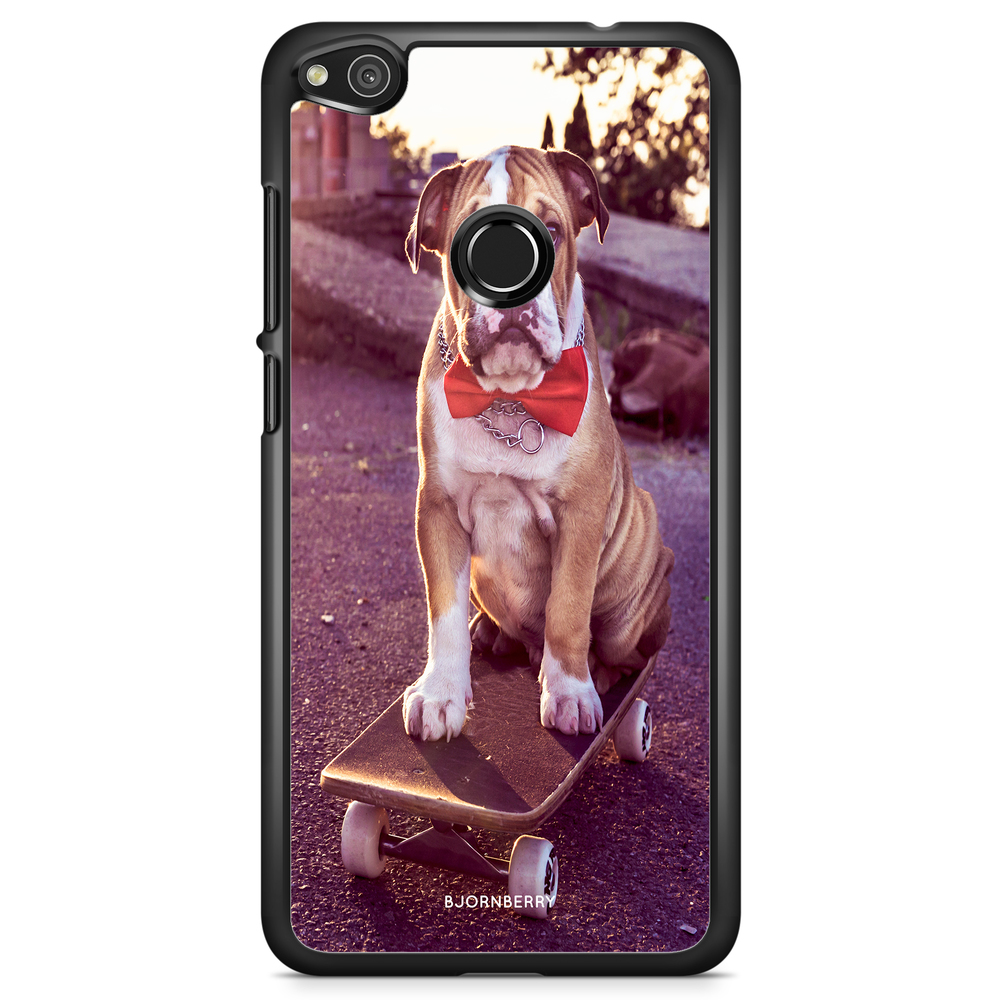 Huawei Honor 8 Lite Case - Bulldog skateboard