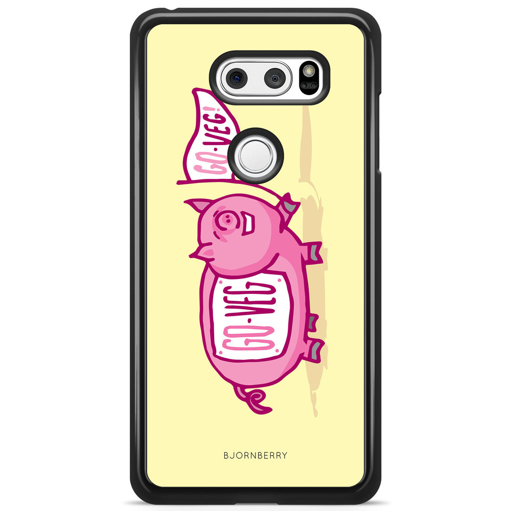 LG V30 Case - Pink Pig