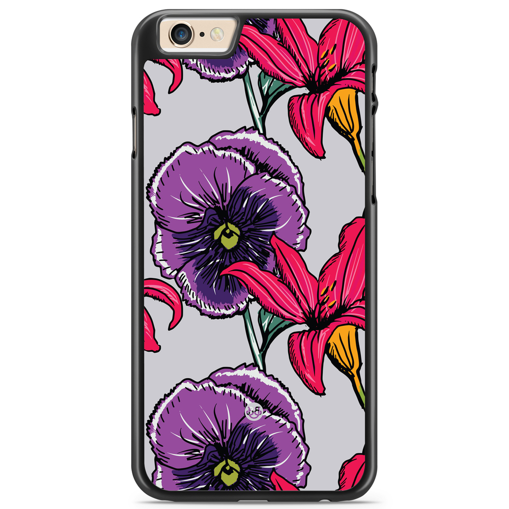 iPhone 6/6s Case - Purple/Cerise Floral