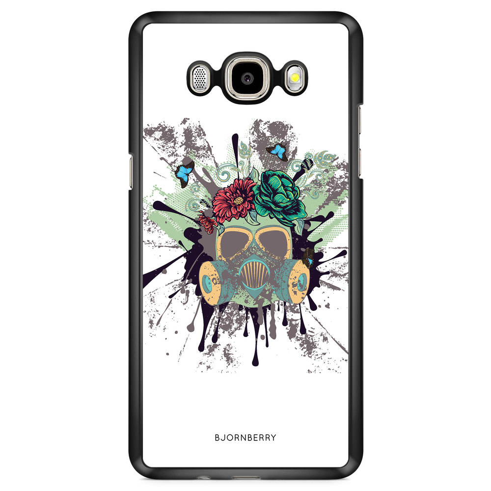 Samsung Galaxy J7 (2016) Case - Gas Mask Flowers