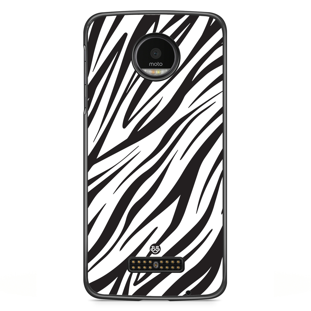 Moto Z2 Play Case - WILD AUTUMN - Zebra Twist