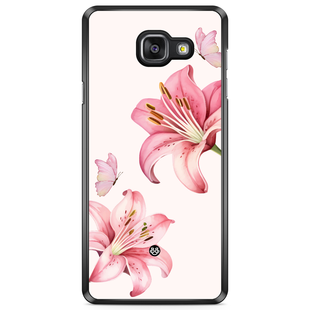 Samsung Galaxy A5 6 (2016) Case - WILD BLOOM - Pink Lily