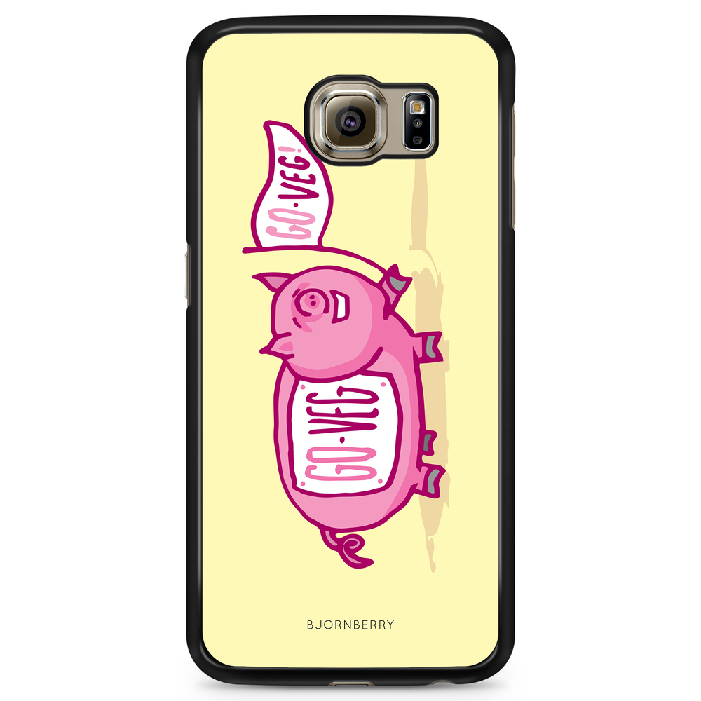 Samsung Galaxy S6 Edge Case - Pink Pig
