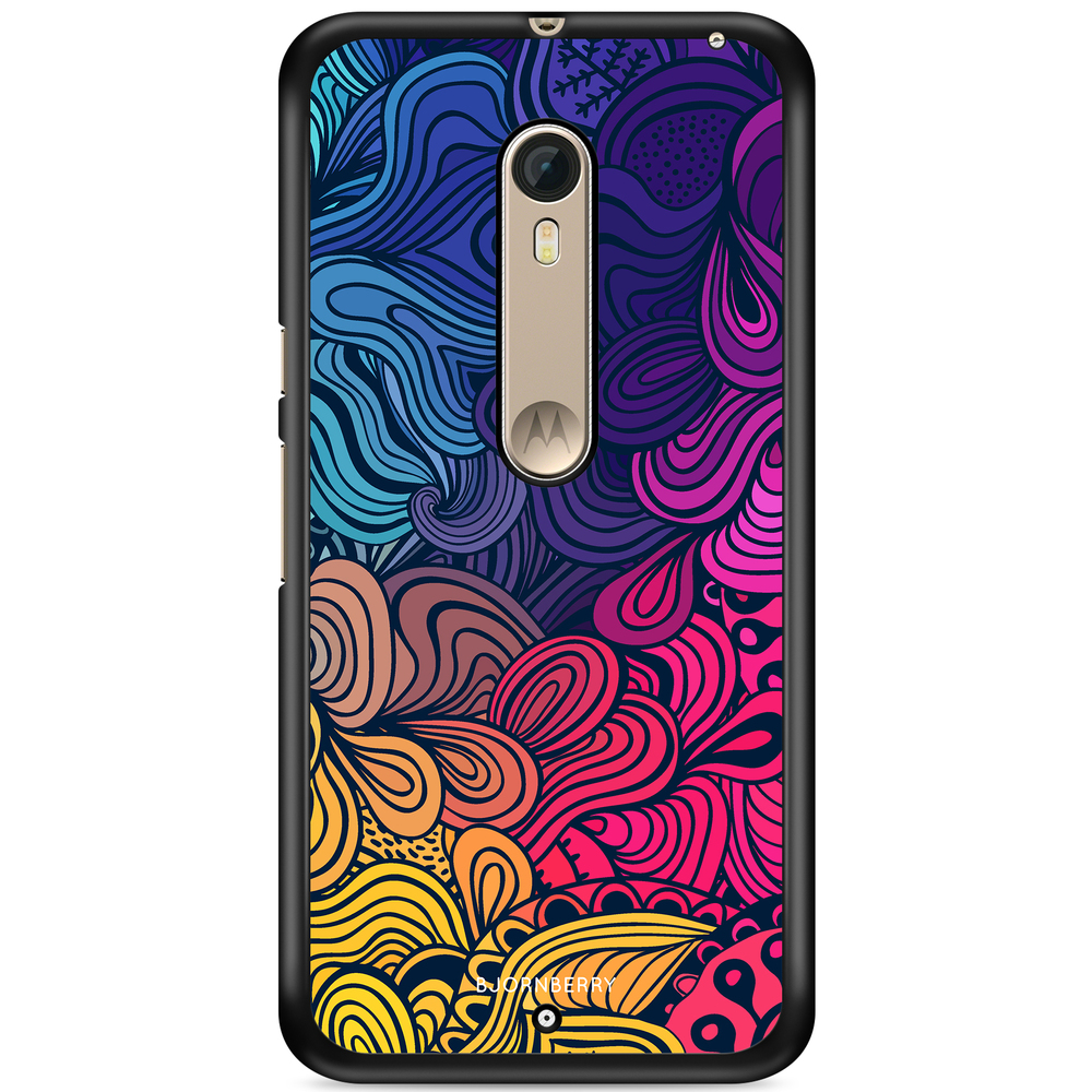 Moto X Style Case - Retro Flowers