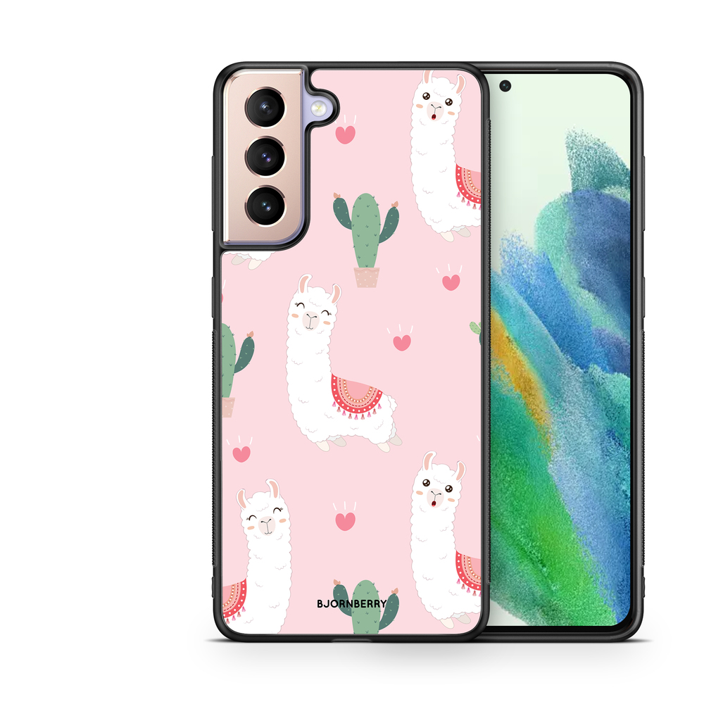 Samsung Galaxy S21 FE 5G Case - Llama Pattern