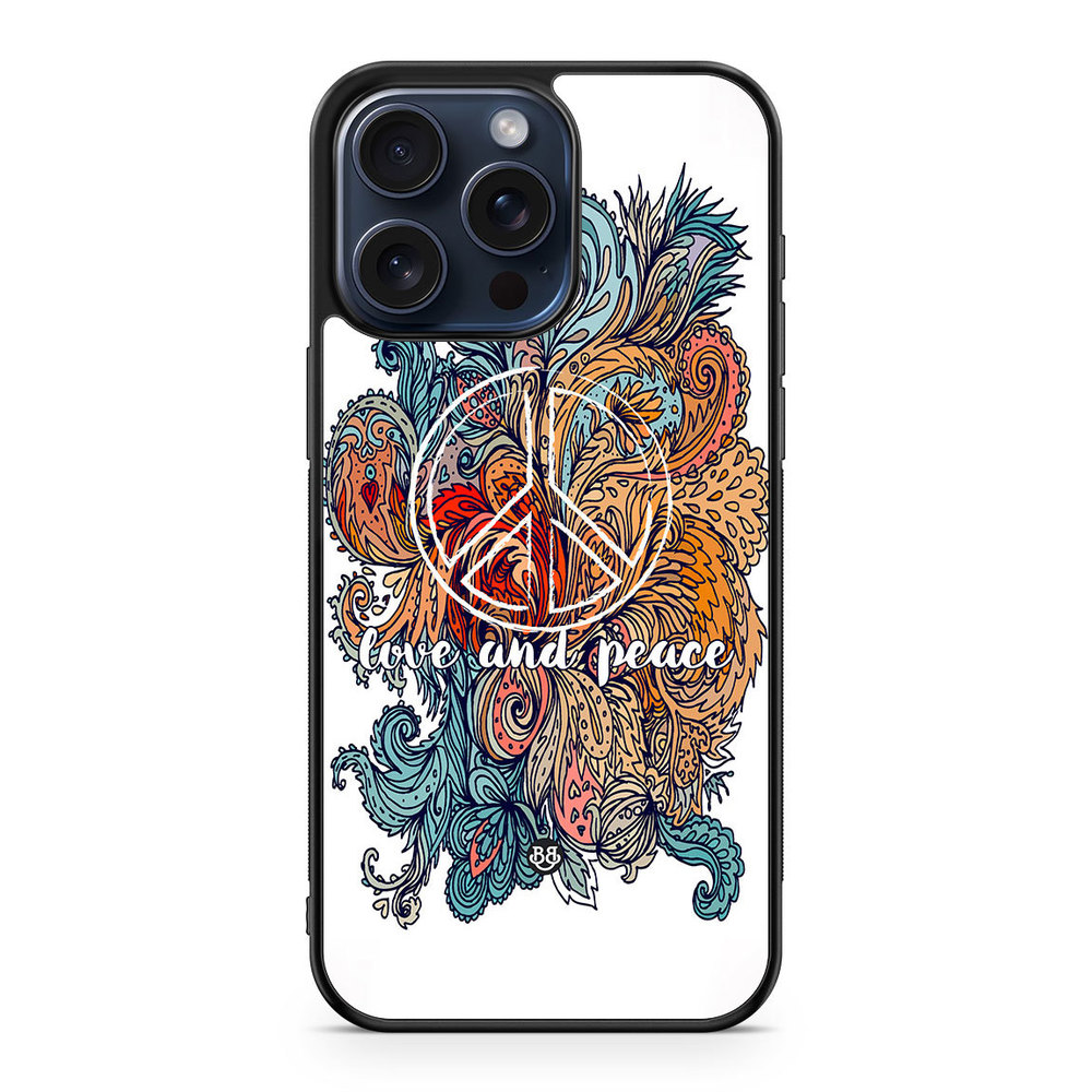 iPhone 15 Pro Max Case - Love and peace