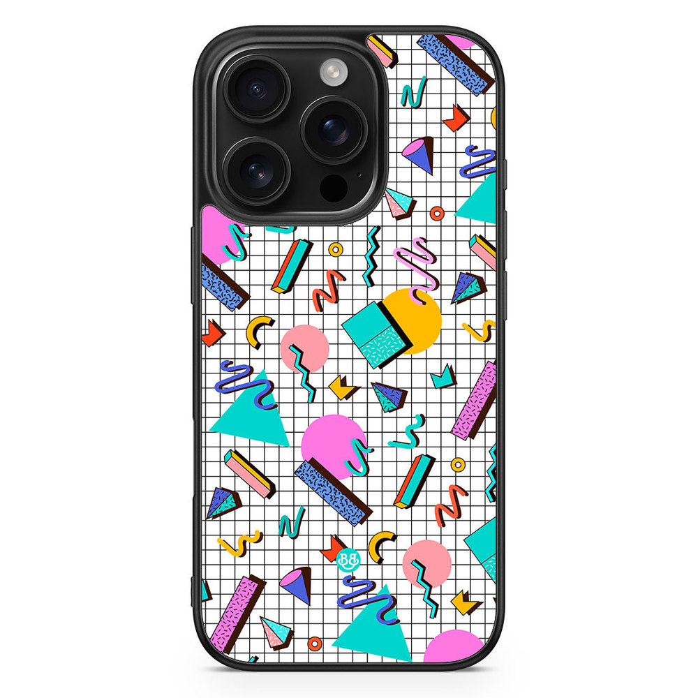 iPhone 16 Pro Case - 80s Pattern