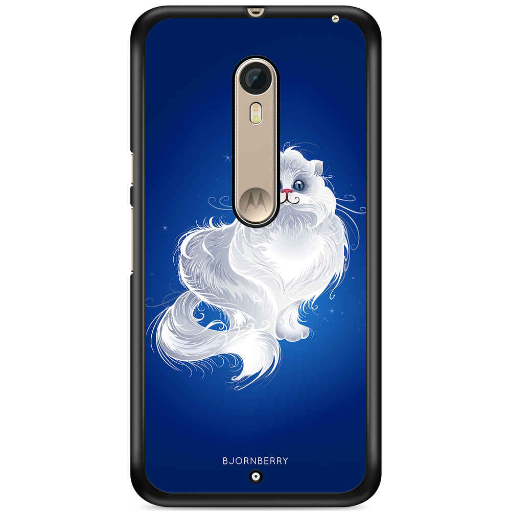 Moto X Style Case - White Cat