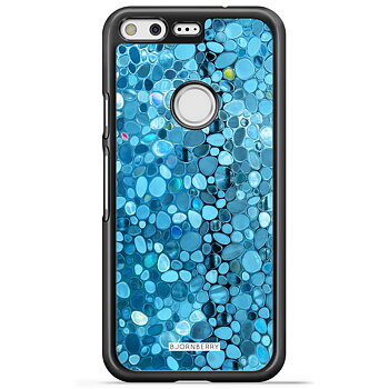 Google Pixel Case - Stained Glass Blue