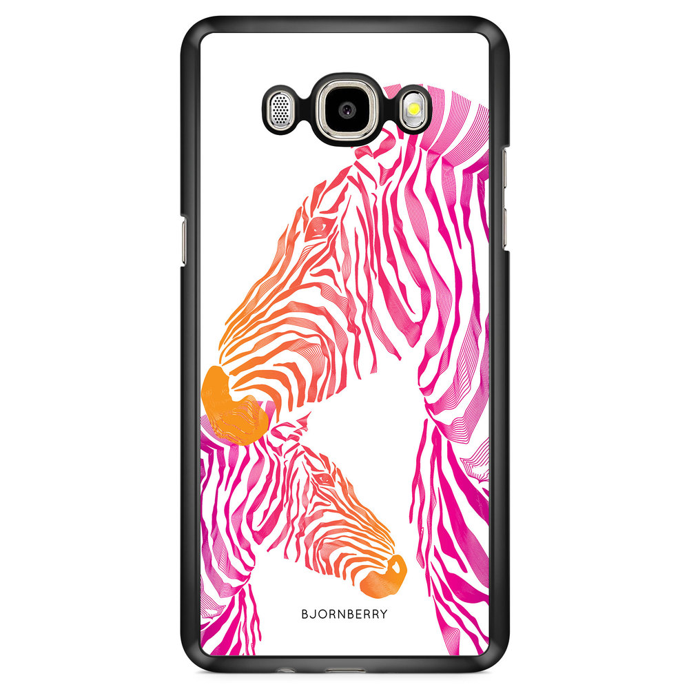 Samsung Galaxy J7 (2016) Case - Pink Zebras