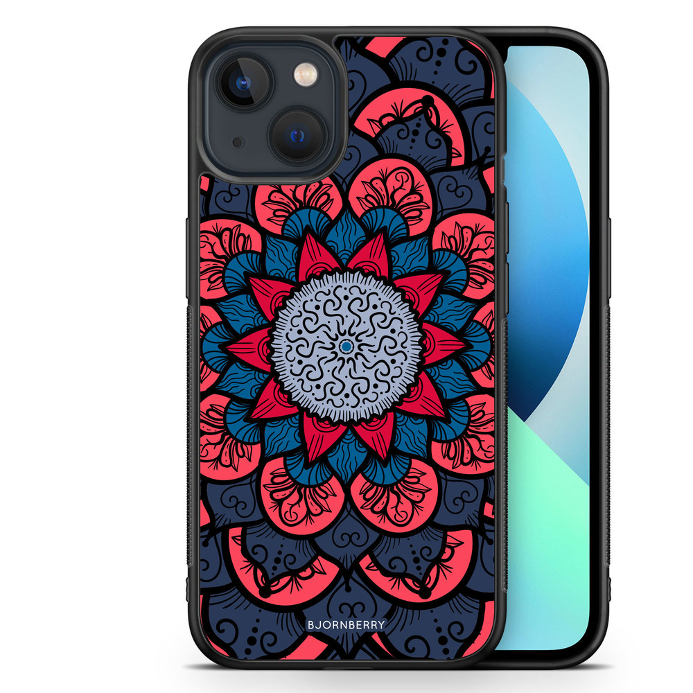 iPhone 13 Mini Case - Blue Mandala
