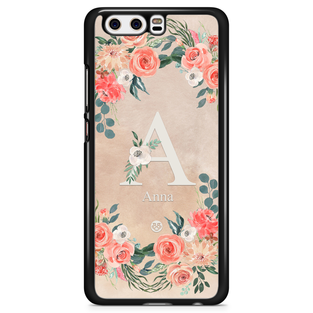 Huawei P10 Case Custom - Monogram Sand