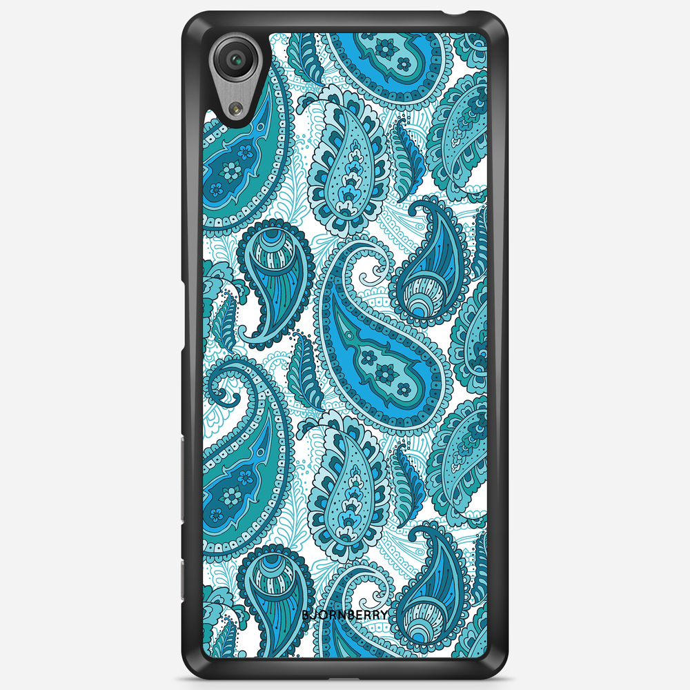 Sony Xperia X Performance Case - Blue Paisley