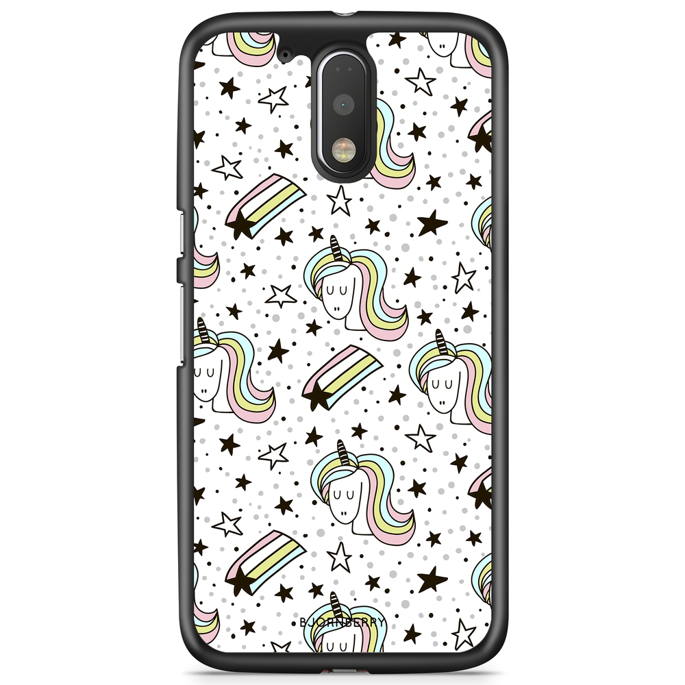 Moto G4/G4 Plus Case - Unicorn Pattern