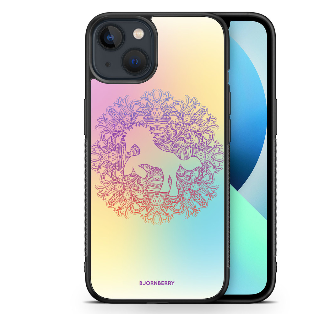 iPhone 13 Mini Case - Rainbow Unicorn