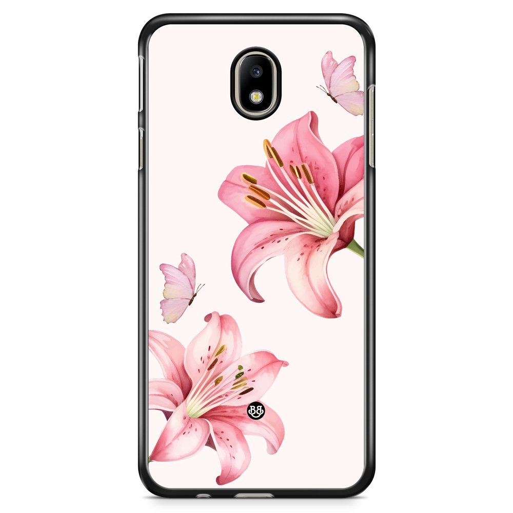 Samsung Galaxy J3 (2017) Case - WILD BLOOM - Pink Lily