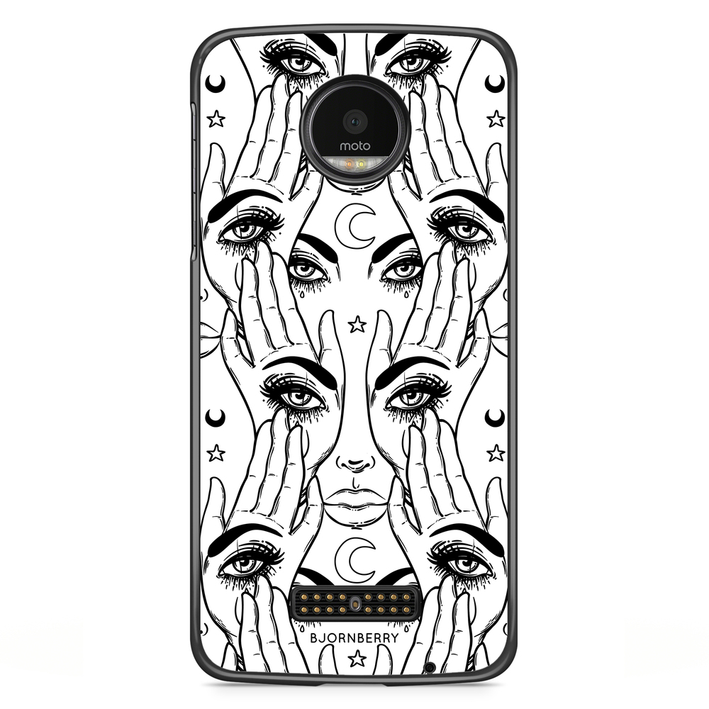 Moto Z2 Play Case - Eyes & Hands