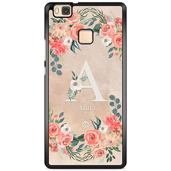 Huawei P9 Lite Case Custom - Monogram Sand