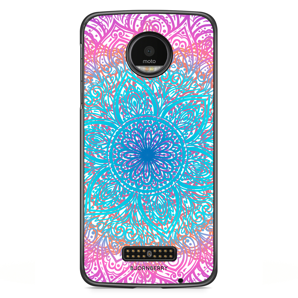 Moto Z2 Play Case - Pastel Mandala