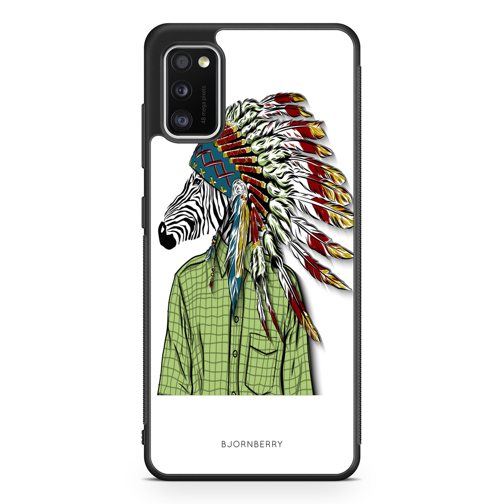 Samsung Galaxy A41 Case - Hipster Zebra
