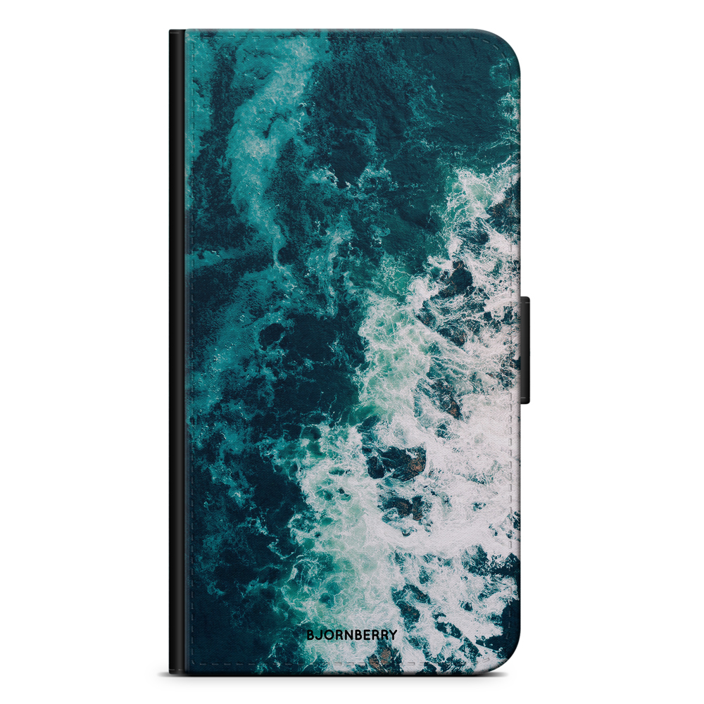 Samsung Galaxy S4 Mini Wallet Case - Waves