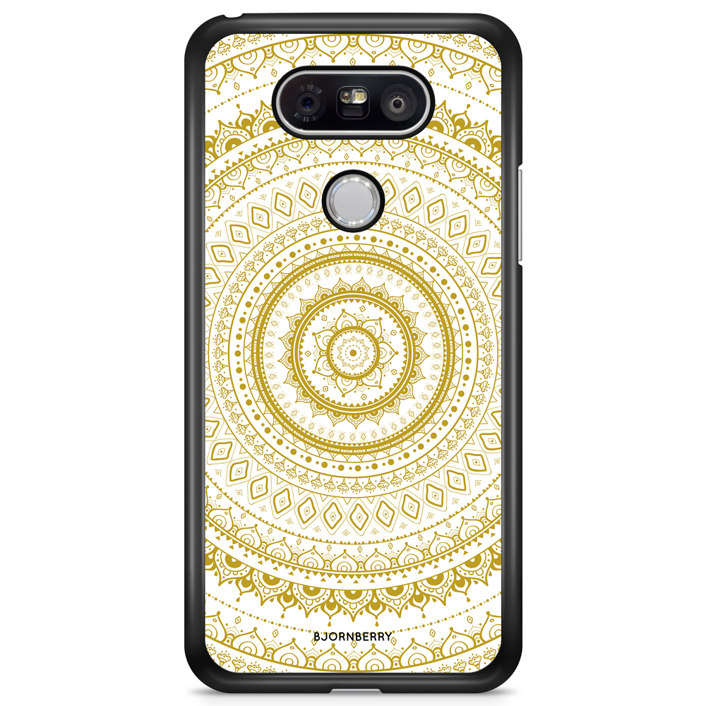 LG G5 Case - Vit Guld Mandala
