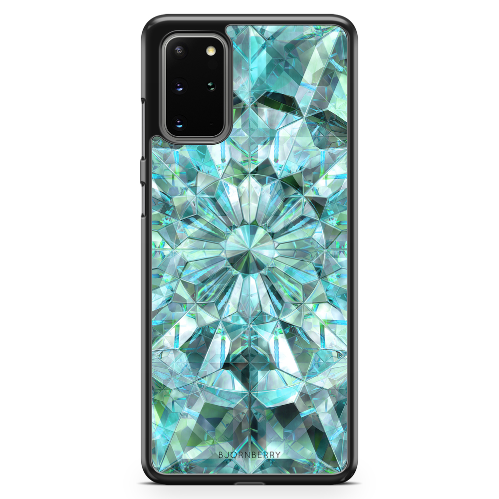 Samsung Galaxy S20 Plus Case - Green Crystals