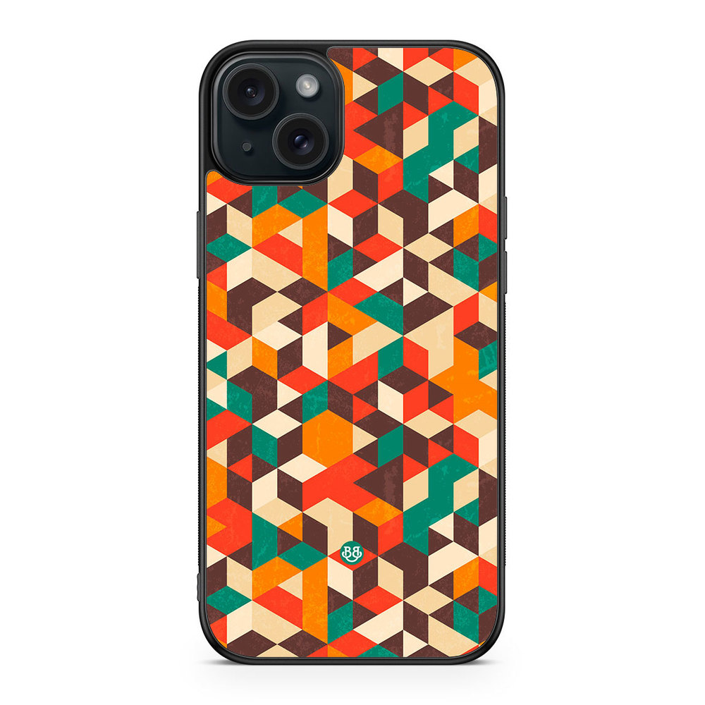 iPhone 15 Plus Case - Retro Geometric