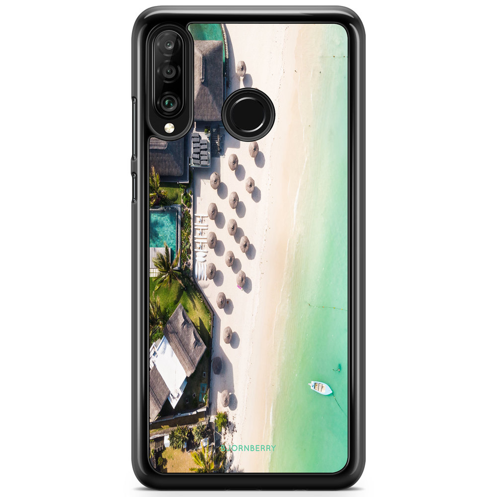 Huawei P30 Lite Skal - Tropisk Strand | Mobilskal & Mobilfodral BJORNBERRY