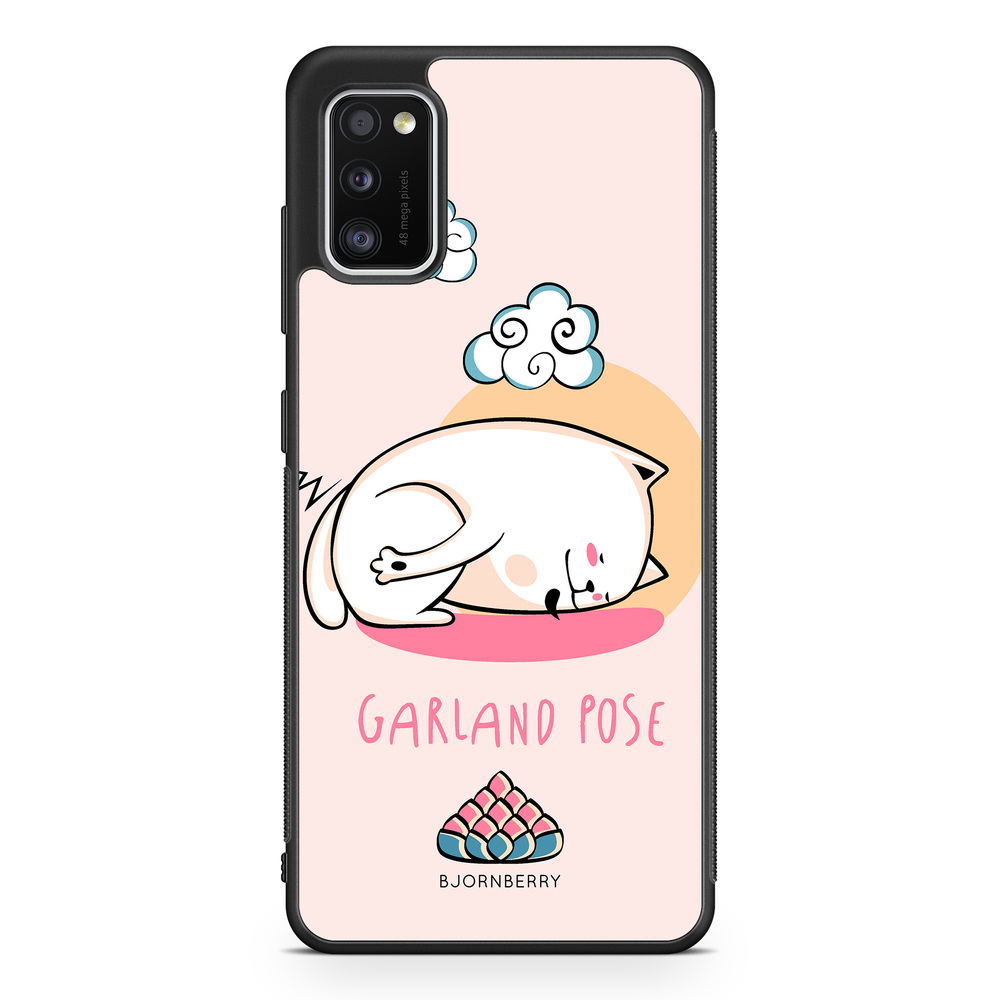 Samsung Galaxy A41 Case - Yoga Cat Garland