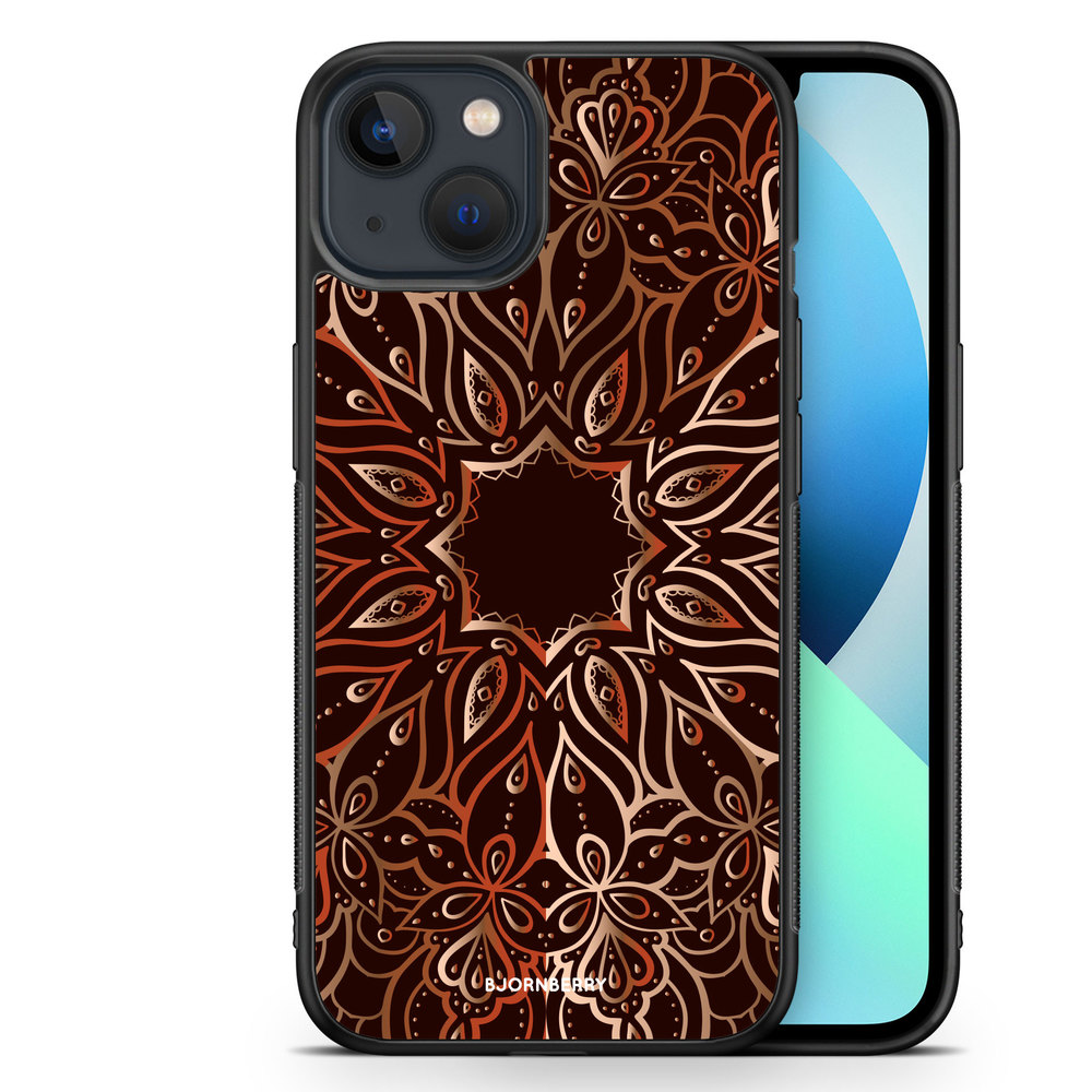 iPhone 13 Mini Case - Bronze Mandala