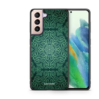 Samsung Galaxy S21 FE 5G Case - Green Retro Pattern