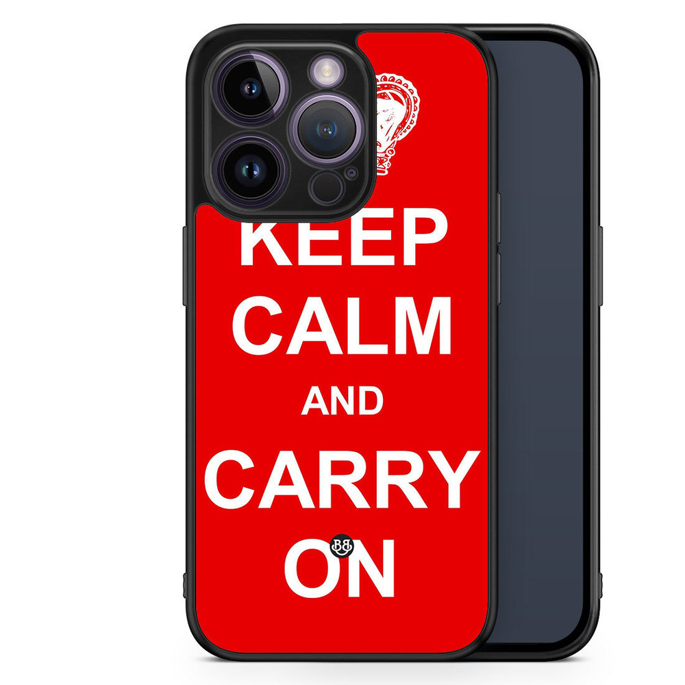 iPhone 14 Pro Case - Keep calm carry on