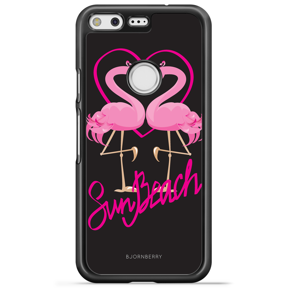 Google Pixel Case - Sun Beach Flamingo