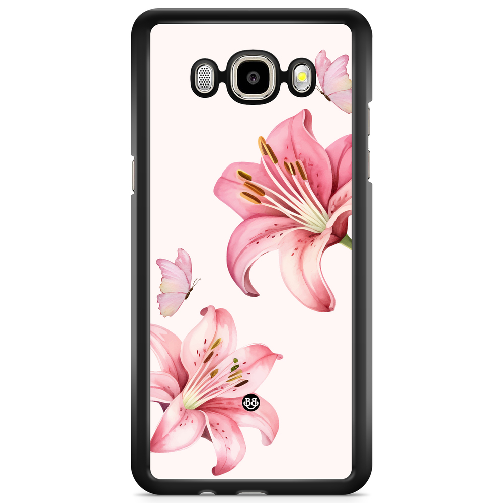 Samsung Galaxy J5 (2015) Case - WILD BLOOM - Pink Lily