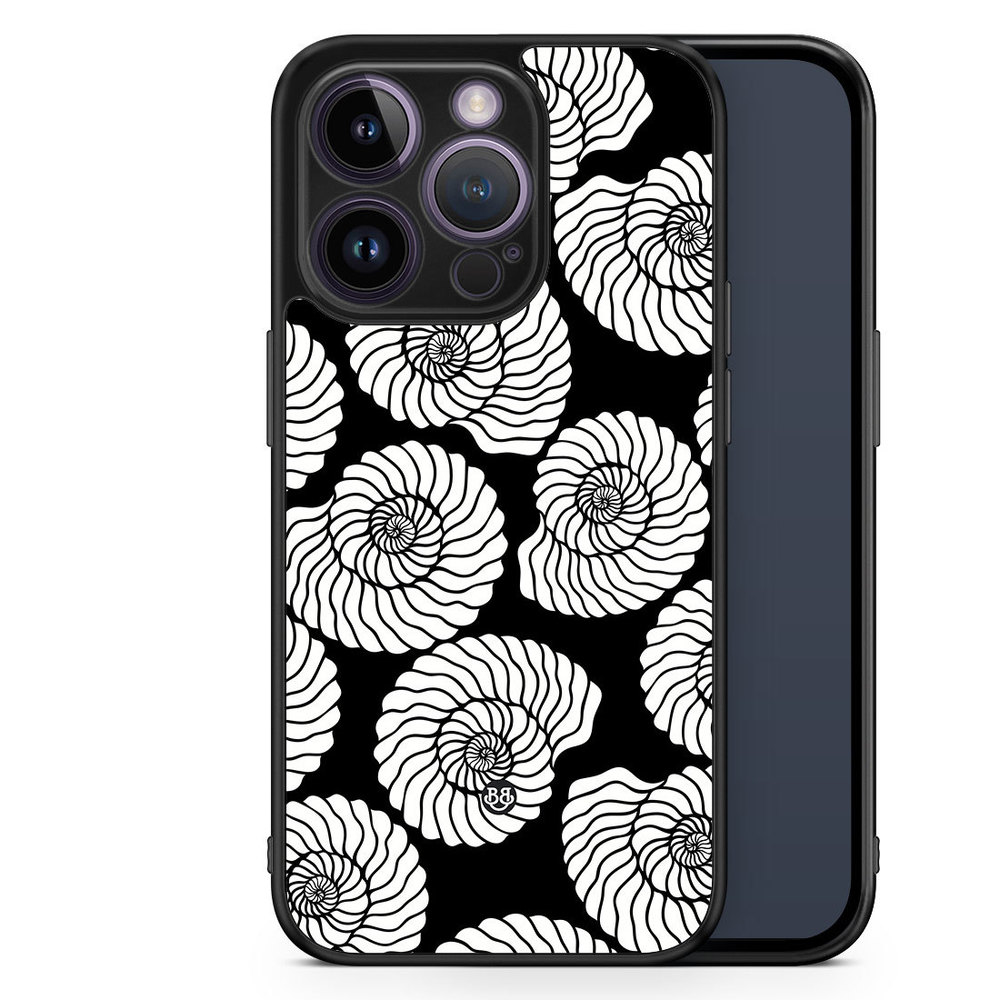 iPhone 14 Pro Case - Seashell BW