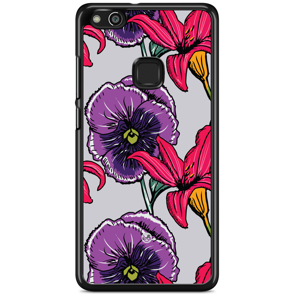 Huawei P10 Lite Case - Purple/Cerise Floral