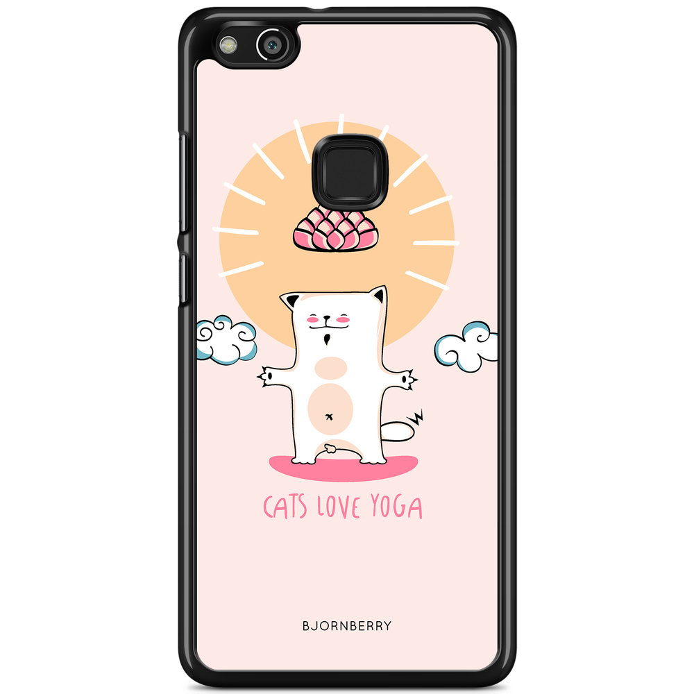 Huawei P10 Lite Case - Yoga Cat Nr1