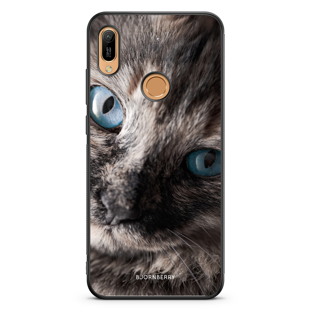 Huawei Y6 2019 Case - Cat Blue Eyes
