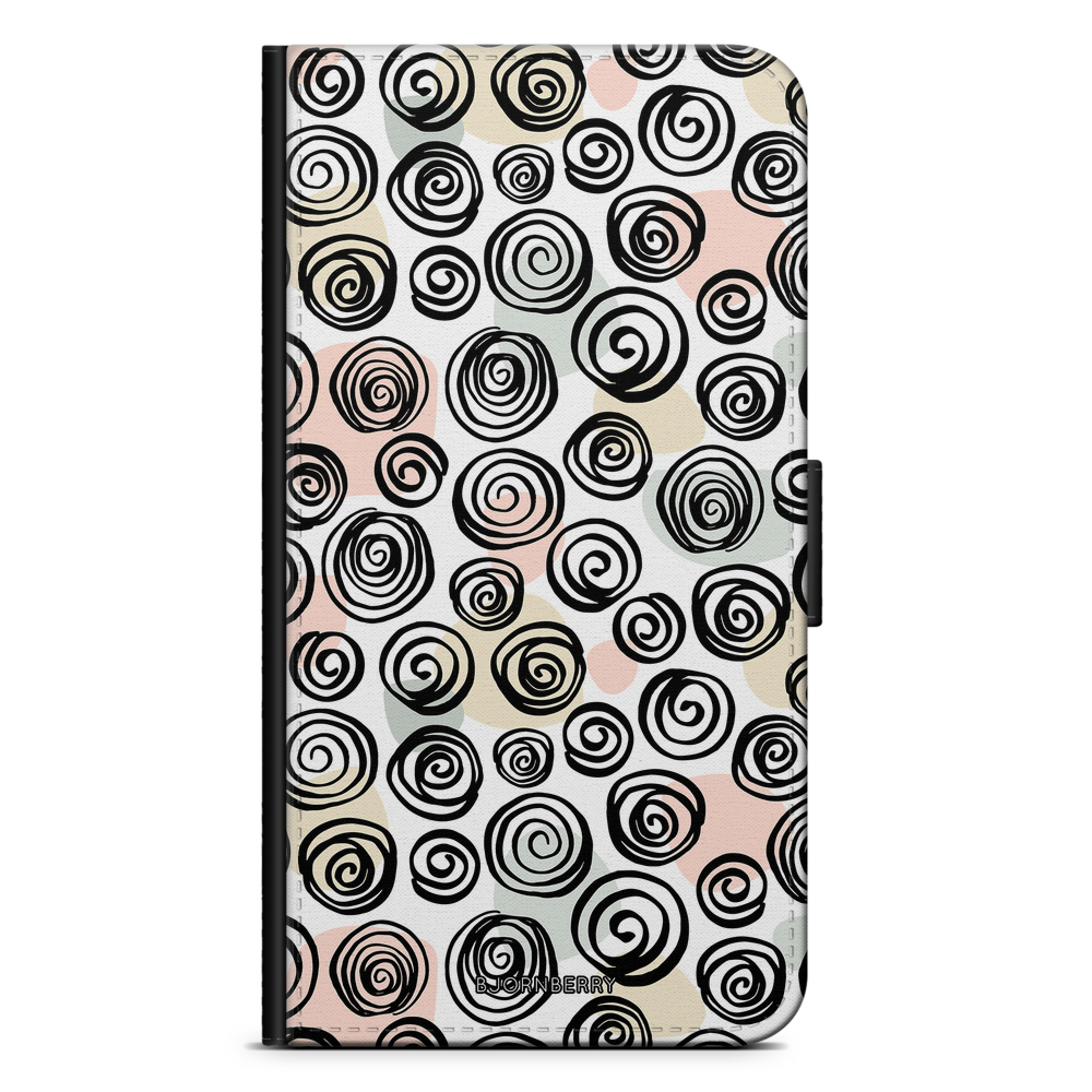 Samsung Galaxy S21 Ultra Plånboksfodral - Cirkelmönster | Mobilskal & Mobilfodral BJORNBERRY